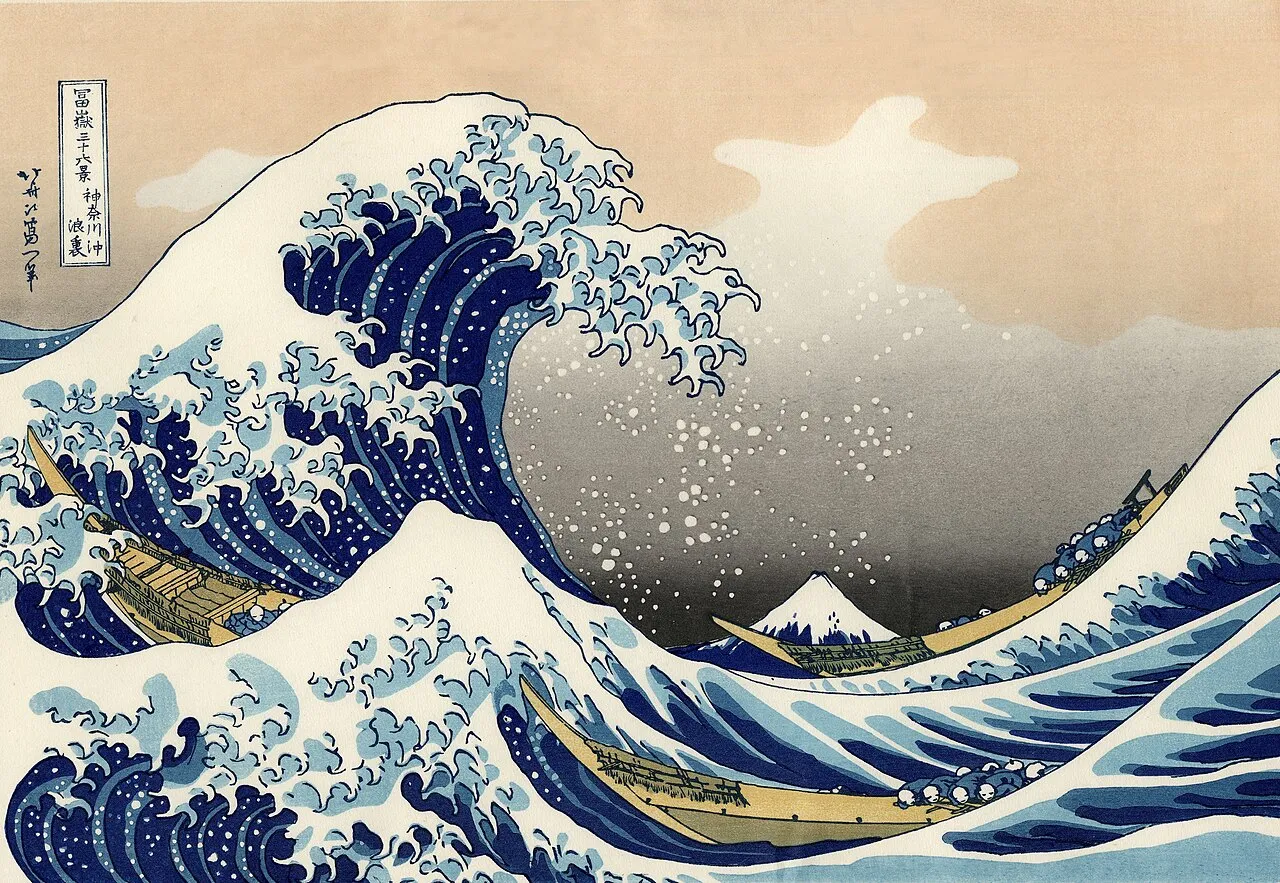 神奈川冲浪里 · 葛饰北斋