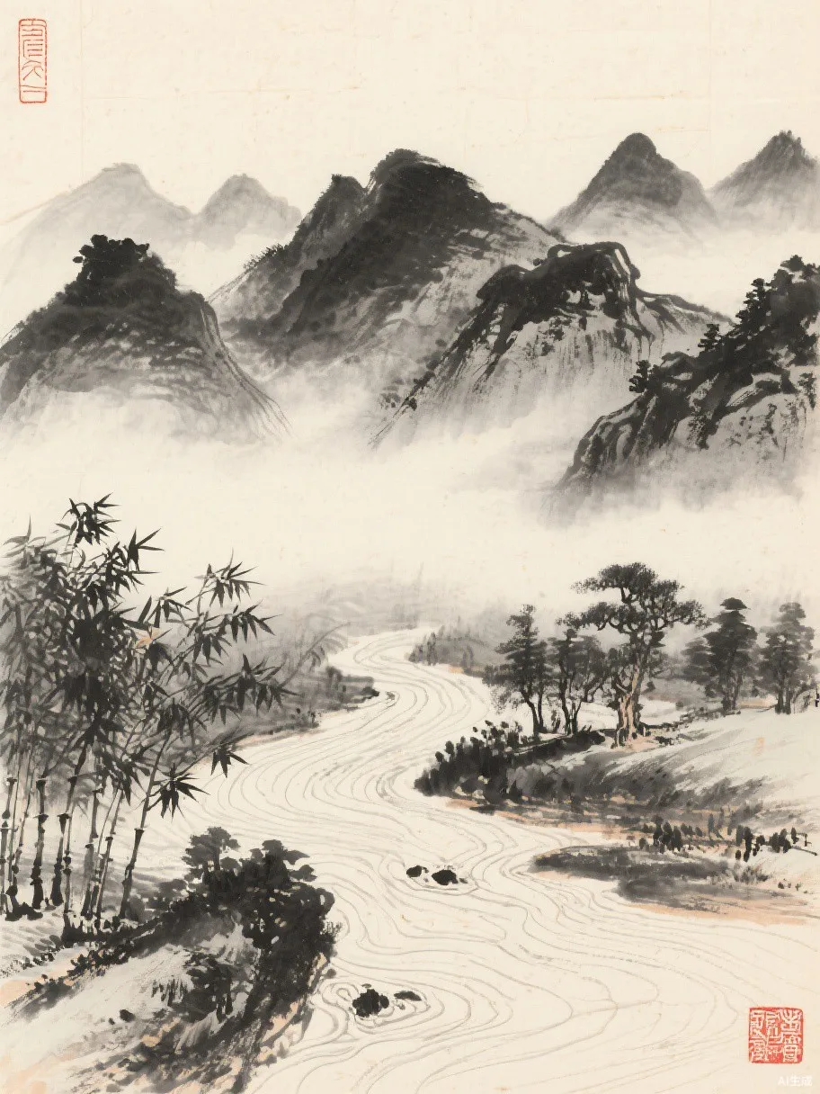 水墨山水
