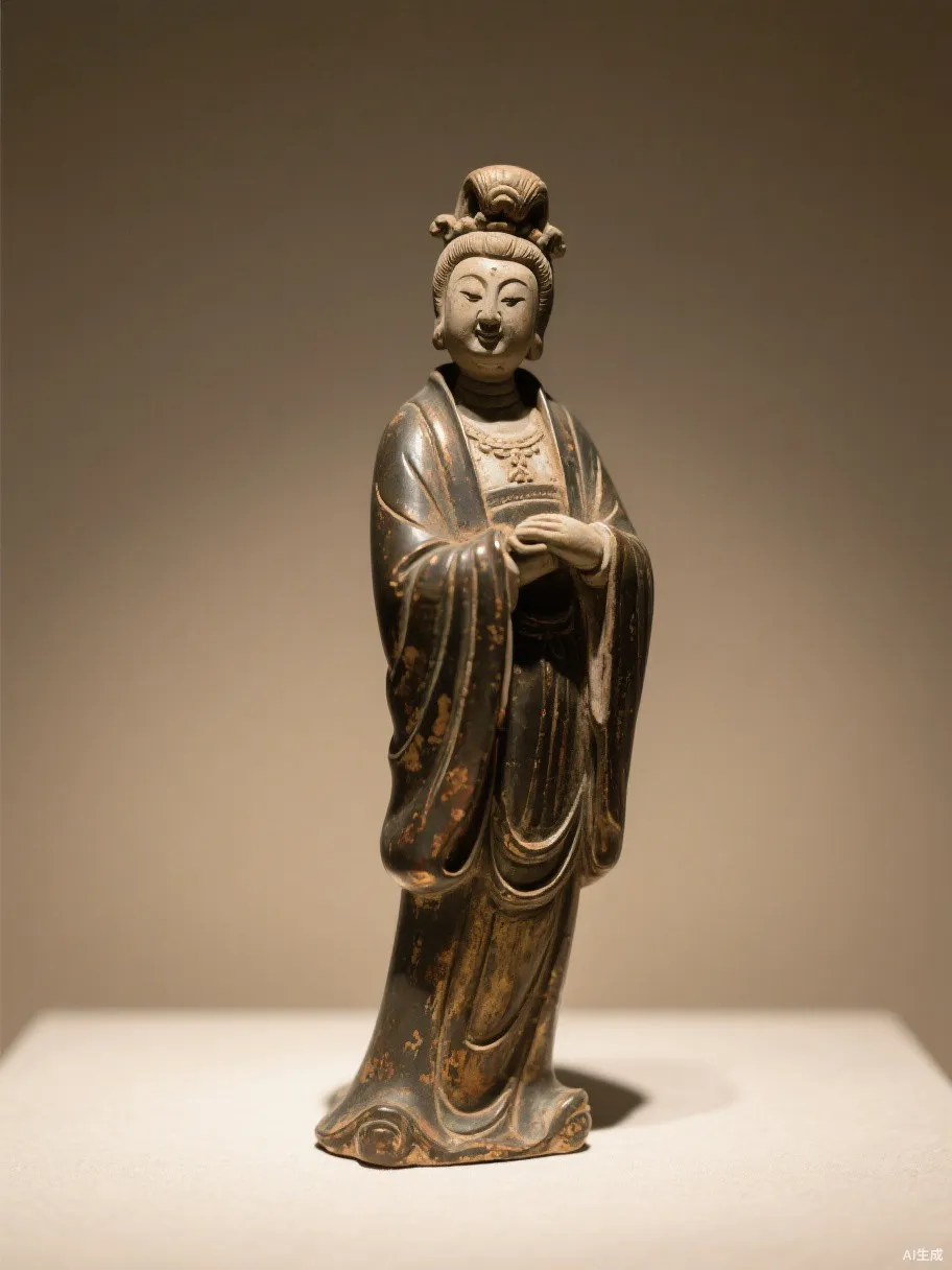 雕塑水墨画作