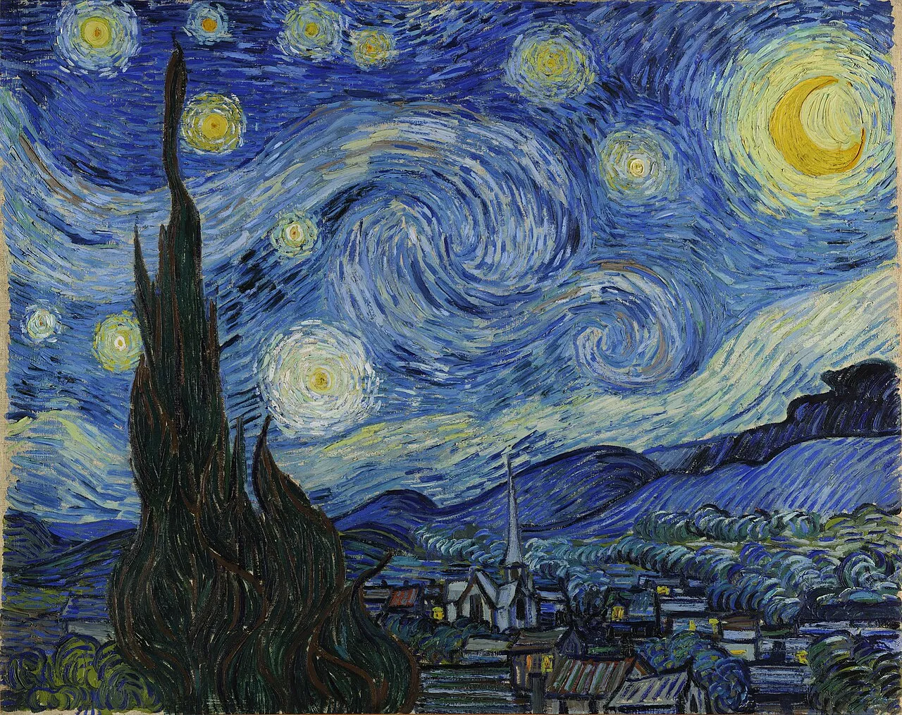 星夜 · 梵高